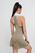 Vestido deportivo midi elástico para mujer - Jeleey