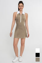 Vestido deportivo midi elástico para mujer - Jeleey