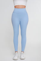 Pantalones deportivos de yoga de alta elasticidad de color sólido para mujer - Jeleey