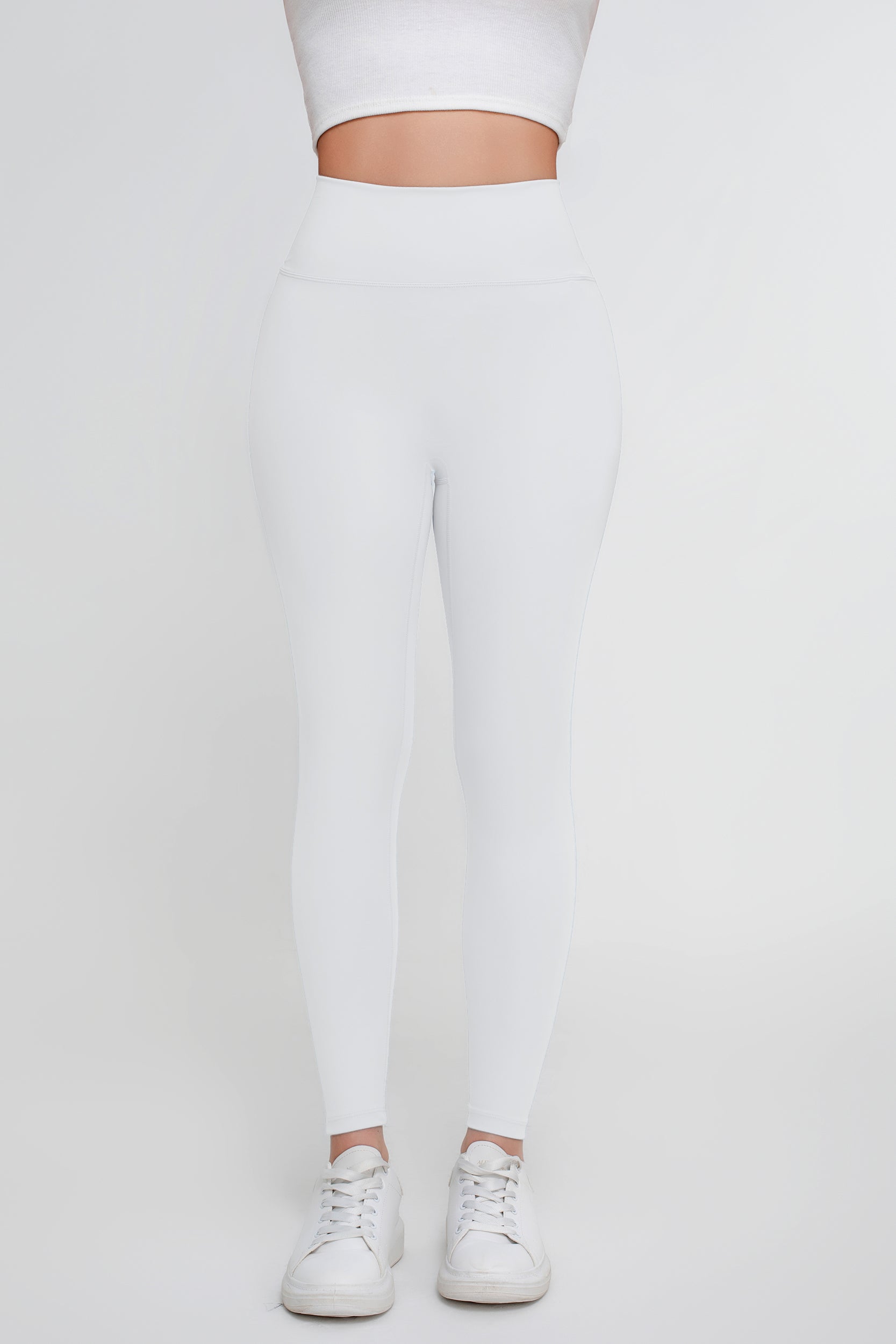 Pantalones deportivos de yoga de alta elasticidad de color sólido para mujer - Jeleey