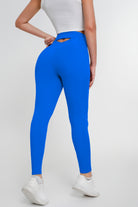 Pantalones deportivos de yoga de alta elasticidad de color sólido para mujer - Jeleey