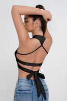 Beauty Back Lace Up Yoga Vest Chaleco deportivo todo en uno para mujer Entrenamiento Pilates Fitness Ropa - Jeleey