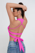 Beauty Back Lace Up Yoga Vest Chaleco deportivo todo en uno para mujer Entrenamiento Pilates Fitness Ropa - Jeleey