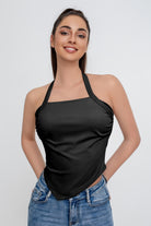 Camisola deportiva, espalda bonita, tirantes finos, ropa de abrigo de yoga fitness sin mangas de secado rápido - Jeleey
