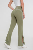 Pantalones ajustados de color liso para mujer - Jeleey