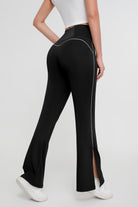 Pantalones ajustados de color liso para mujer - Jeleey