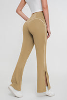 Pantalones ajustados de color liso para mujer - Jeleey