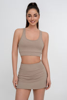 Traje de yoga deportivo de alta elasticidad de color sólido para mujer - Jeleey