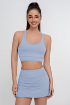 Traje de yoga deportivo de alta elasticidad de color sólido para mujer - Jeleey