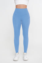 Pantalones de yoga deportivos de alta elasticidad de color sólido para mujer - Jeleey