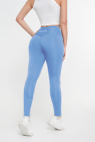 Pantalones de yoga deportivos de alta elasticidad de color sólido para mujer - Jeleey