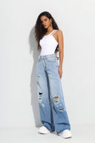 Women's Jeans-M5007 - Jeleey