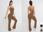 Mono de yoga de color liso para mujer - Jeleey