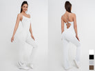 Mono de yoga de color liso para mujer - Jeleey
