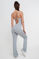 Mono de yoga de color liso para mujer - Jeleey