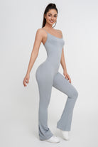 Mono de yoga de color liso para mujer - Jeleey